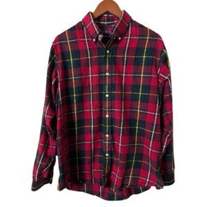 Ralph Lauren Red and Green Plaid Shirt